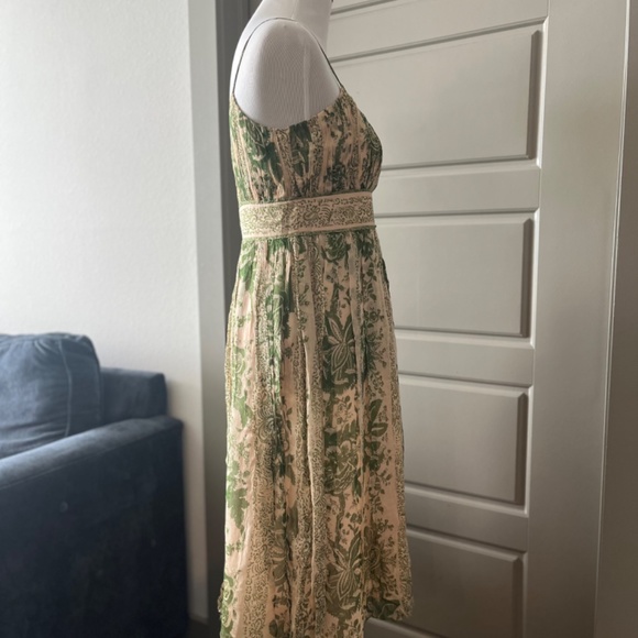 Jones New York Silk Green Pattern Dress - Picture 4 of 8